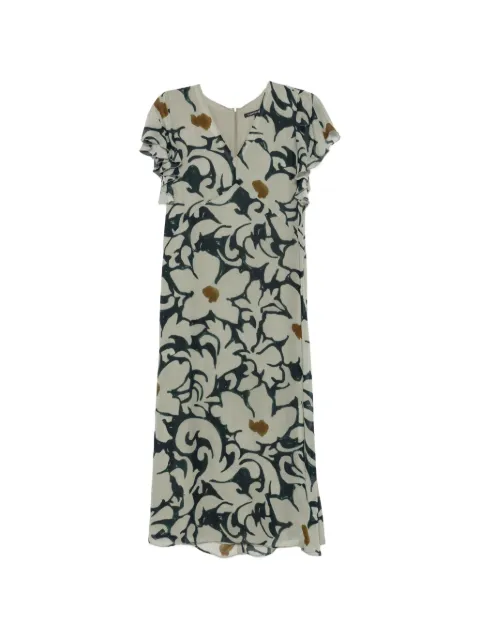 Luisa Cerano floral-print V-neck maxi dress Blue 7386463840