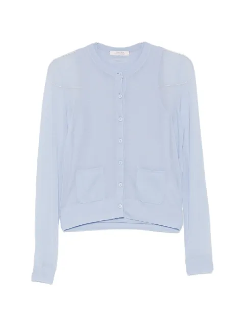 Dorothee Schumacher sheer-knit twinset Blue 41405