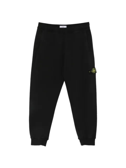 Stone Island logo-patch track pants Black L2S156200012S0A20