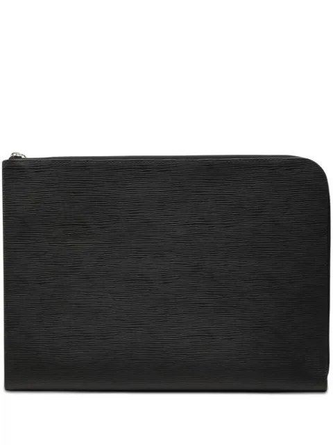 Louis Vuitton Pre-Owned 2020 Epi Pochette Jour GM clutch bag Black PJPGSHFNVPPZ65M3