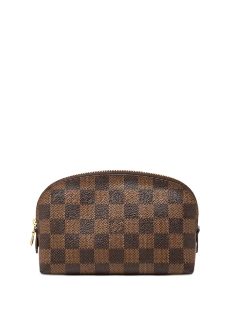 Louis Vuitton Pre-Owned 2010 Damier Ebene Cosmetic PM pouch Brown C9K5RKSZT1T0IRCO