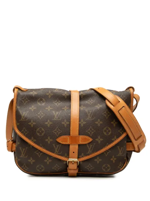 Louis Vuitton Pre-Owned 1995 Monogram Saumur 30 crossbody bag Brown 0OCH77ZS9FSW5442