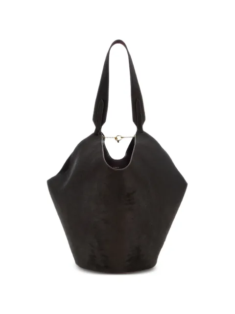 KHAITE small Lotus sculptural tote bag Brown H2043978585