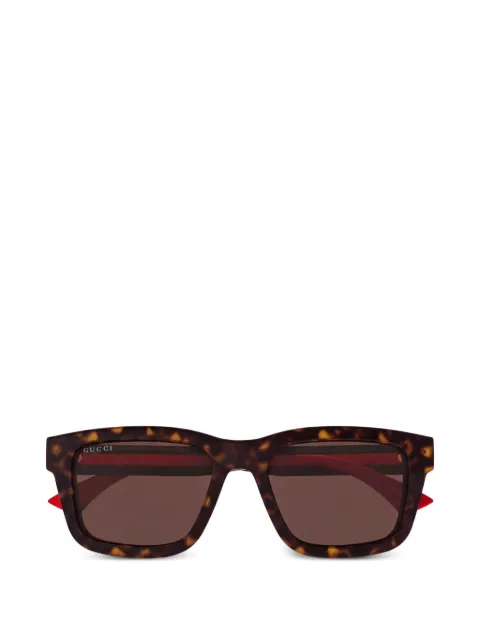 Gucci Eyewear tortoiseshell-effect square-frame sunglasses Brown GG1869S002