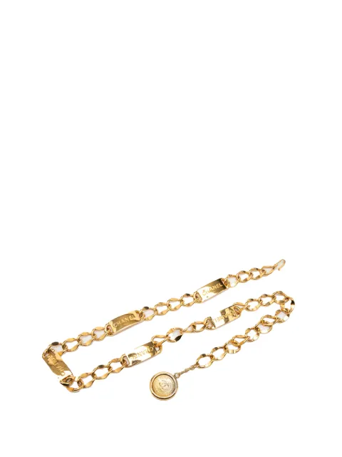 CHANEL Pre-Owned 20th Century CC Gold Plated Medallion Chain belt Gold QQFP0VC7UMW8WJ7J