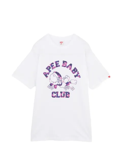 APEE™ by *A BATHING APE® Apee Baby Club T-shirt White 0PXTEAF386A6RWHS00S