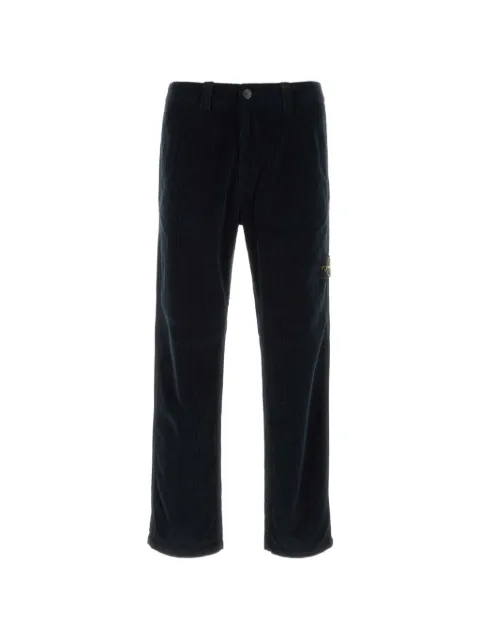 Stone Island 3100059 organic-cotton corduroy 800 chino pants Blue L2S153100059S0212