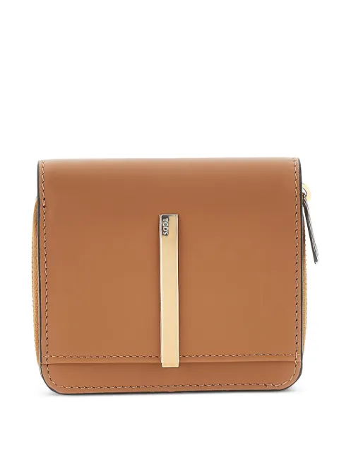 Tod's logo-plaque leather wallet Brown XAWDBMAI200RORS410