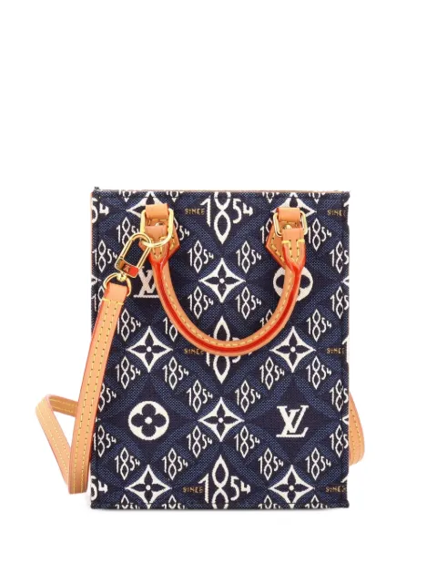 Louis Vuitton Pre-Owned Petit Sac Plat Bag Limited Edition Since 1854 Monogram Jacquard crossbody bag Blue GCC75DBSGRUM5RYF
