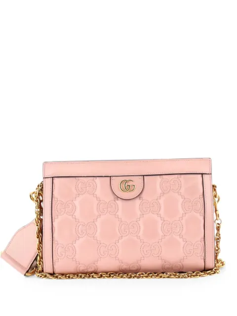 Gucci Pre-Owned GG GG Matelasse Leather Small shoulder bag Pink BMZFBTDFGWYRYPET