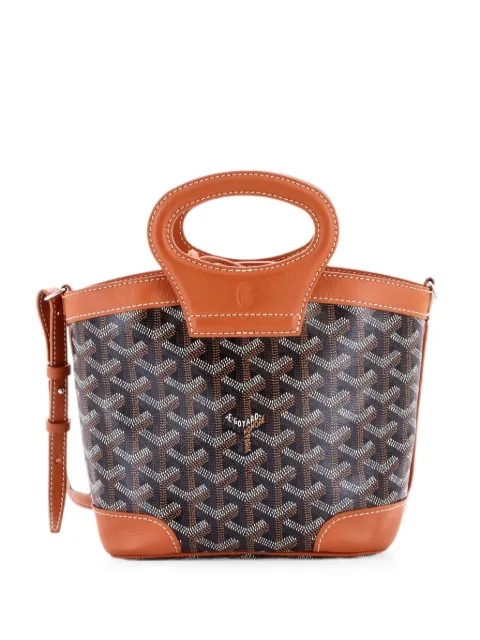 Goyard Pre-Owned Beluga Bag Coated Canvas Mini tote bag Black AAMB2L0V34VOTKBK