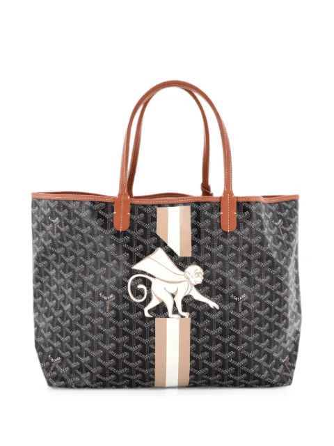 Goyard Pre-Owned Saint Louis Printed Coated Canvas PM tote bag Brown 9LND6YDIB5IS5LF2