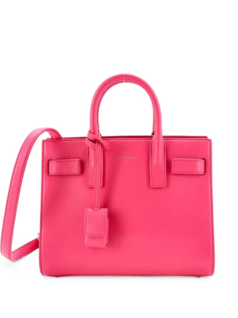 Saint Laurent Pre-Owned Sac de Jour Bag Leather Baby tote bag Pink VPJOSP72VR5NC7ZL