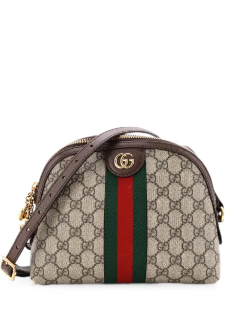 Gucci Pre-Owned Ophidia Dome GG Coated Canvas Small shoulder bag Brown 8JHTPBWR798FVAHB