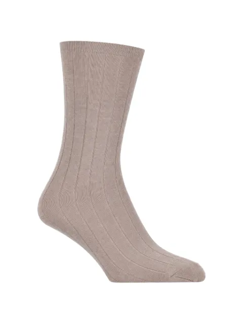 La-Rose ribbed-knit socks Neutrals 1SOCKSBEIGE