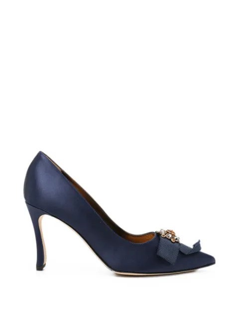 Manolo Blahnik Apius heeled pumps Blue 22621060001