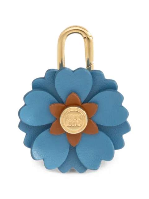 Miu Miu leather micro trick Blue 5ID0162FLQ