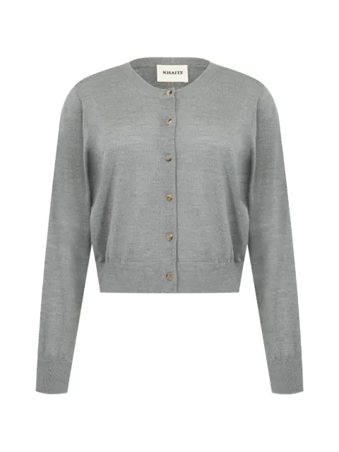KHAITE Tansy cardigan Grey 18307736