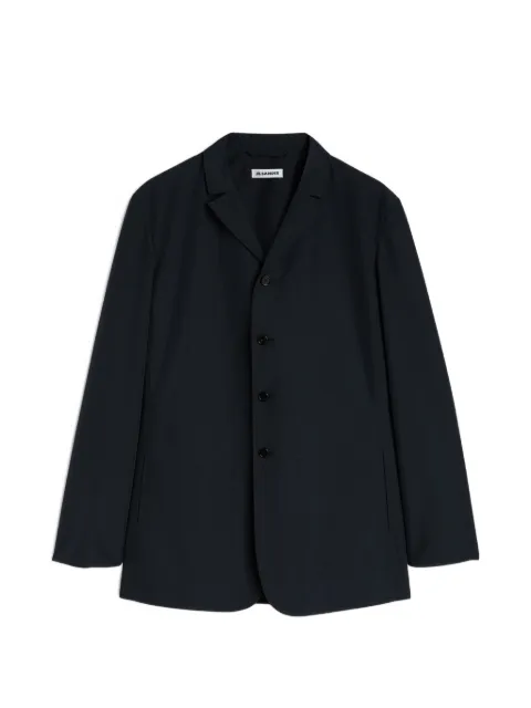 Jil Sander recycled polyester deconstructed jacket Black J22BN0292J74276