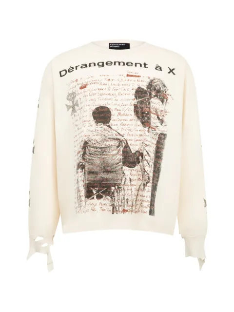 Enfants Riches Déprimés graphic-print sweatshirt Neutrals 010950
