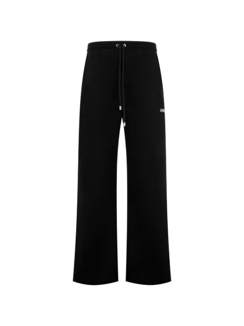 AMIRI logo-print drawstring track pants Black AM326PA005