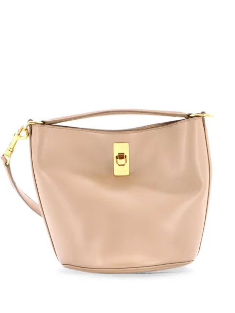 Celine Pre-Owned 16 Bag Leather Teen bucket bag Neutrals 0F6JLBT8SA7IMZUC