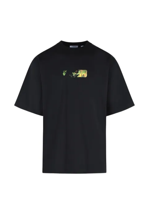 Off-White Spices Arrow black cotton T-shirt Black 44MAA120F26J00D