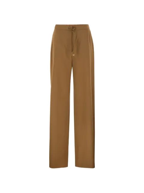 Max Mara drawstring wide-leg trousers Brown 2626136031600