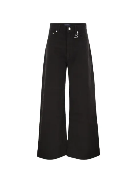 Sportmax wide-leg metal-hook jeans Black 2622136025600002