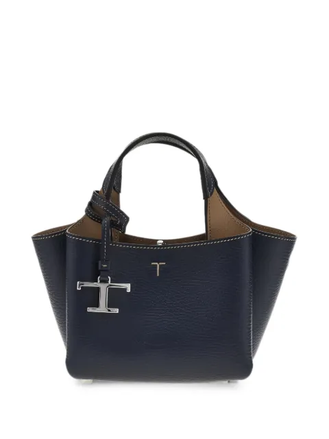 Tod's pebbled leather mini bag Blue XBWAPAFL000QRI6L25