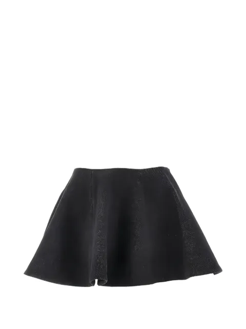GANNI flared mini skirt Grey A1090302