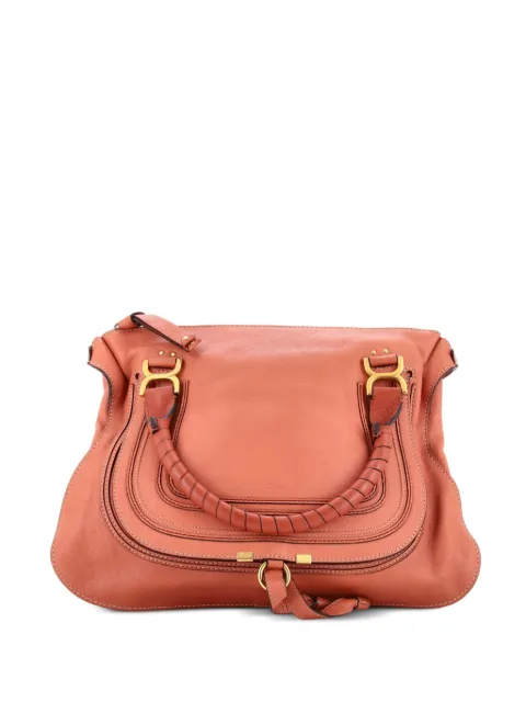 Chloé Pre-Owned Marcie Leather Large shoulder bag Pink N8LMM9WA4YM28KVR