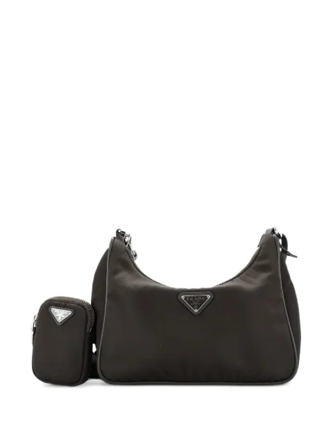 Prada Pre-Owned Re-Edition 2005 Shoulder Bag Tessuto Small crossbody bag Green MGAJJ2OI5O1SCLU5