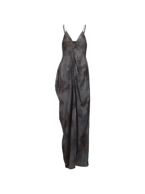 ELYWOOD ombré draped asymmetrical maxi dress Grey 2FS083RH