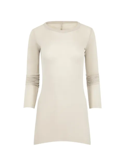 Rick Owens ribbed long-sleeve T-shirt Neutrals RP02F5202MR