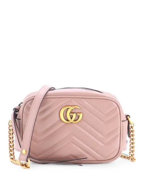 Gucci Pre-Owned GG Marmont Shoulder Bag Matelasse Leather Mini crossbody bag Neutrals 2TX0L6V40EUM8L7U