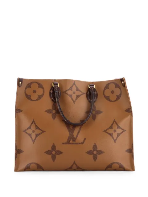 Louis Vuitton Pre-Owned OnTheGo Reverse Monogram Giant GM tote bag Brown 1ZNI6R702BWMAD73