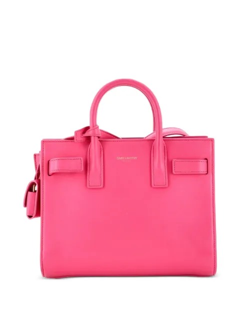 Saint Laurent Pre-Owned Sac de Jour Bag Leather Nano tote bag Pink 0F0QKIFPFZLJ9CK1