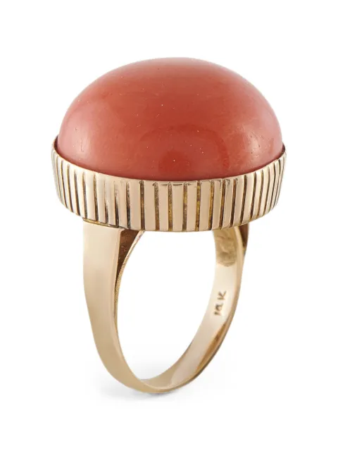 LB Exclusive coral cocktail ring Gold MF07062626