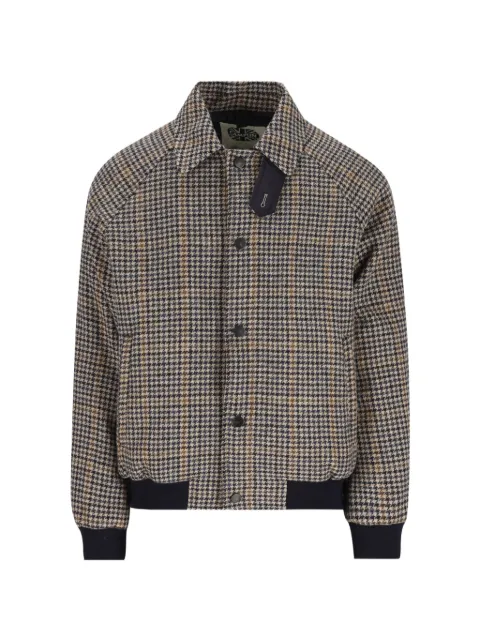 Camplin check-print single-breasted coat Neutrals 38340044