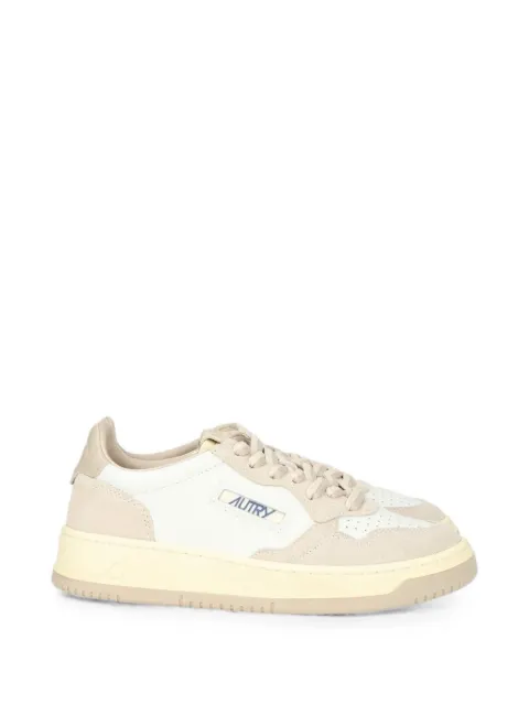 Autry Medalist low sneakers in feather gray and lamb leather and suede White AULW