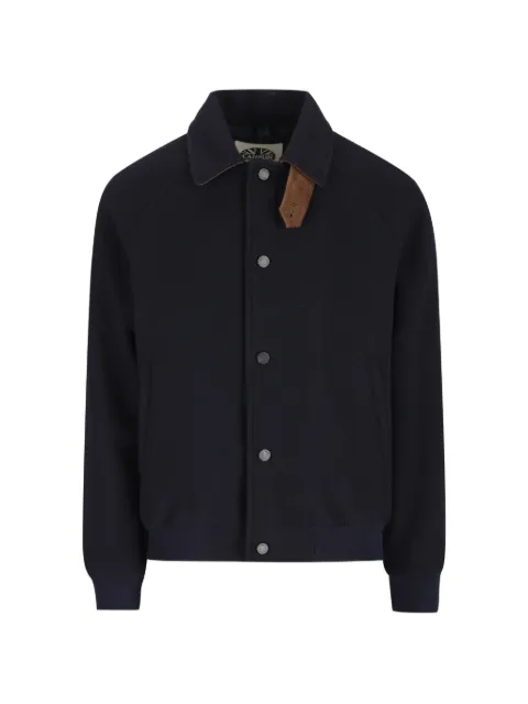 Camplin button-fastening single-breasted coat Blue 38340043