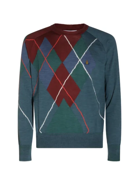 Vivienne Westwood Argyle Jumper Blue 2701003A