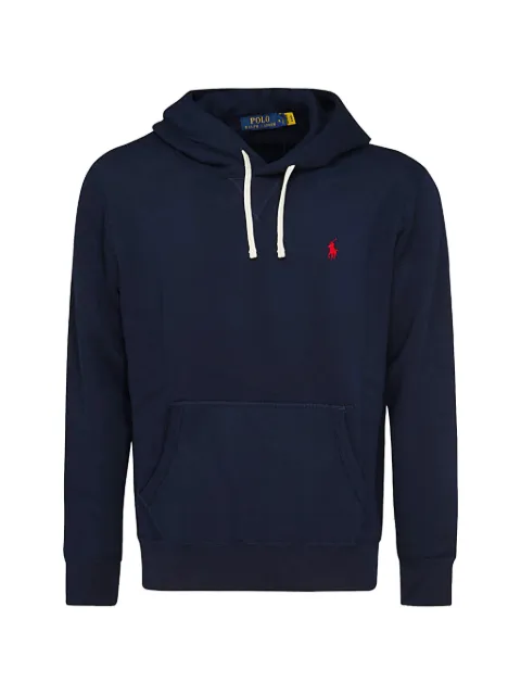 Polo Ralph Lauren logo-embroidered drawstring hoodie Blue 710766778007