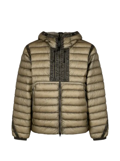 C.P. Company quilted hooded jacket Neutrals 21CMOW021A110416A356