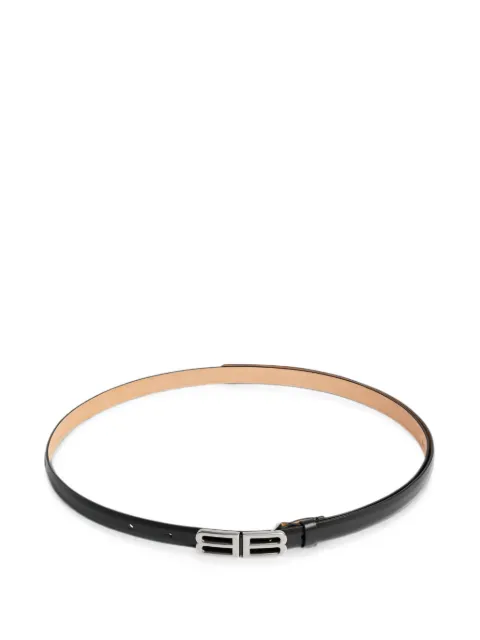 Balenciaga Bolero BB leather belt Black A001212ACQK