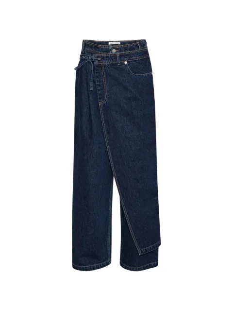 Henrik Vibskov Fly wrap-front jeans Blue AW26STUDF501