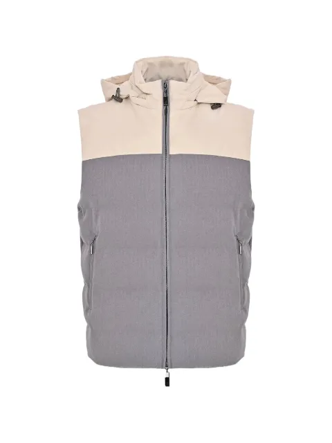 Pal Zileri hooded gilet Grey 9B3GSM613RO221