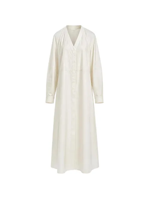 RETORI V-neck midi dress Neutrals 04WFADR024CU09