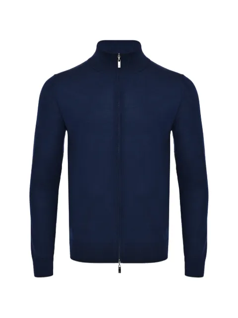 Pal Zileri zip-up high-neck cardigan Blue 9B3M0M333ERM701